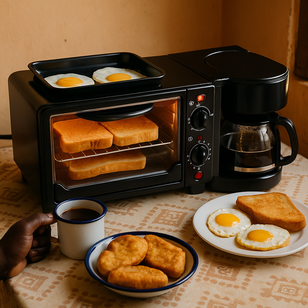 Petit-déjeuner 3-en-1”    Un seul appareil à Trois fonctions,