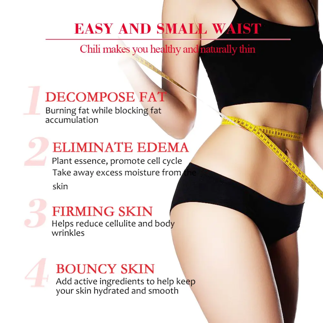 Crème naturelle au gingembre et piment pour la réduction de la cellulite, tonification et amincissement de la peau, relaxation musculaire profonde, modelage du corps, combustion des graisses, perte de poids, crème amincissante pour le corps.