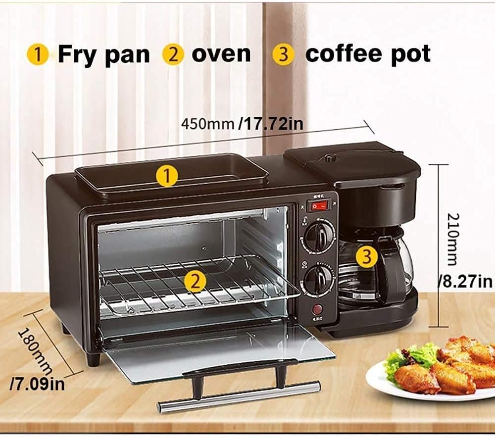 Petit-déjeuner 3-en-1”    Un seul appareil à Trois fonctions,