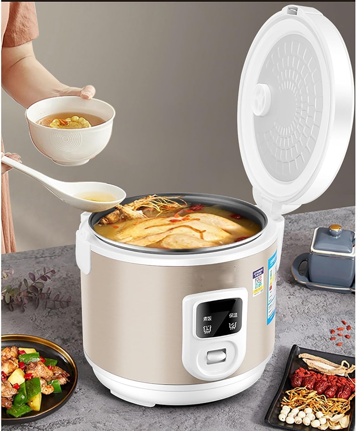 La cuisinière magique qui prépare votre riz, vos légumes et vos plats vapeur pendant que vous vous reposez