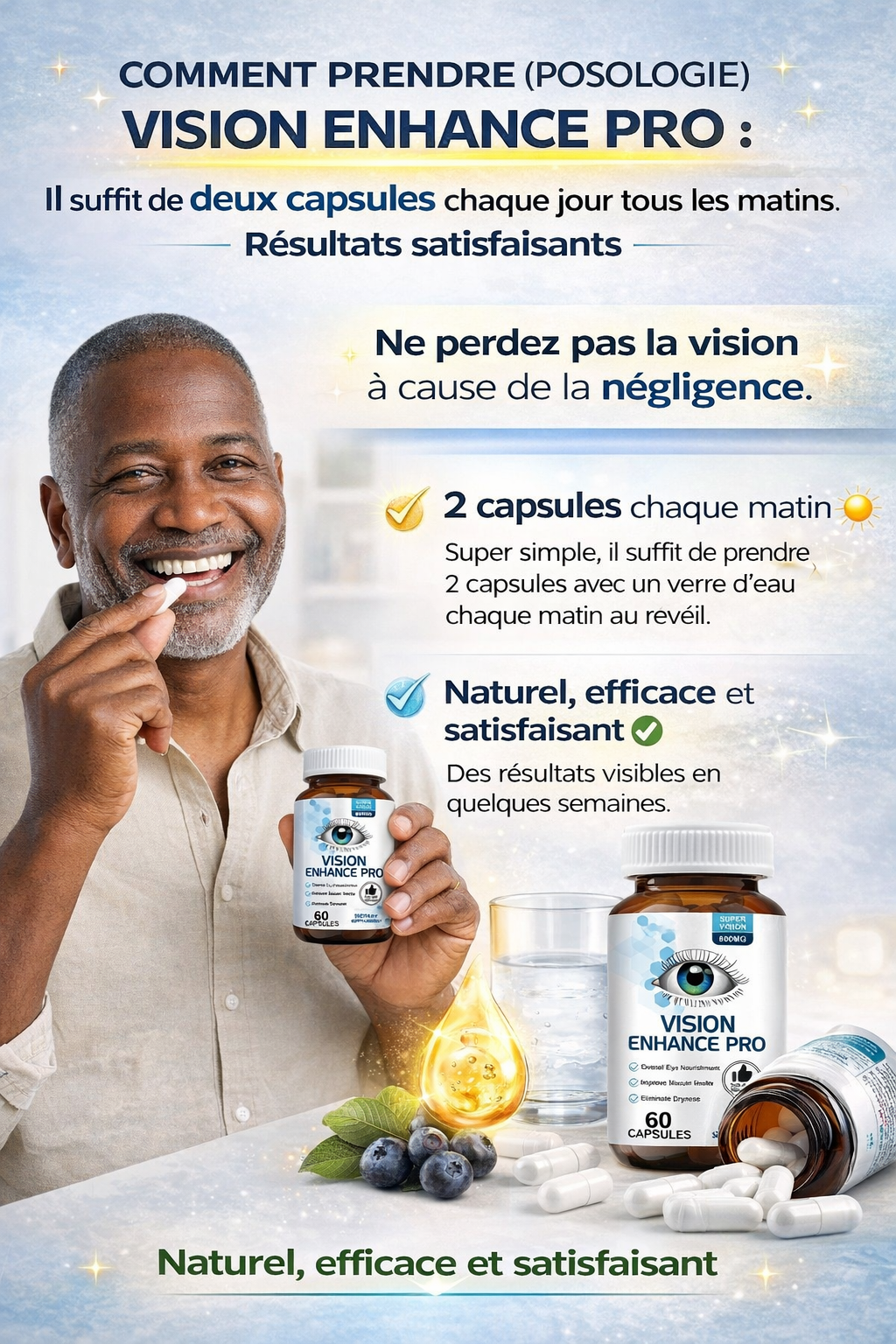 TA VISION DEVIENT DE PUS EN PLUS FLOUE ? Vision Enhance Pro EST LE COMPLEMENT PARFAIT POUR REDONNER VIE A TON CONFORT VISUEL TANT SOUHAITE;
