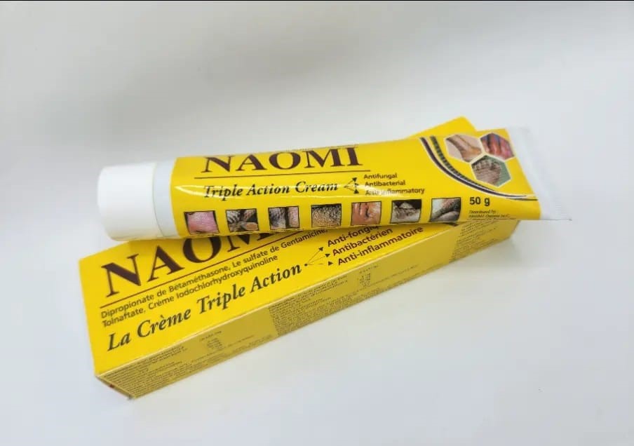 CREME NAOMI TRIPLE ACTION , LA SOLUTION MIRACLE ET CURATIVE CONTRE LES INFECTIONS DE PEAU , LES DEMANGEAISONS SANS CESSE ET LES BOUTONS INFLAMATOIRE